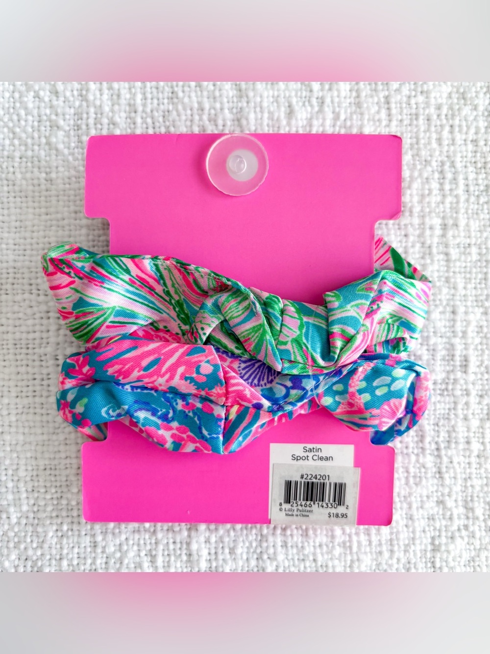 Lilly Pulitzer satin scrunchies. - Picture 4 of 5